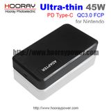 Mini 45W Pd Type-C Adapter Smallest NDS Quick Charger Ultra-Thins Type C Switching Power Supply Automatic Universal Laptop AC DC Power Adapter