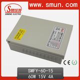 60W 15V 4A Rainproof CCTV IP67 Switching Power Supply