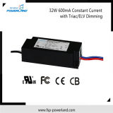 High Efficiency 32W 600mA Constant Current Triac/Elv Dimmable LED Driver
