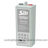 2V420ah Solar Telecom Long Deep Cycle Gel Opzv Battery