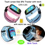 New Kids GPS Wrist Watch with Sos Emergency Call (D26)