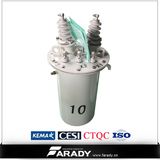 Single-Phase 10kVA Oil Immersed Electrical Pole Type Transformer