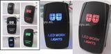 Dual 12V LED Light Rocker Switch/Car Rocker Switch/Waterproof Switch