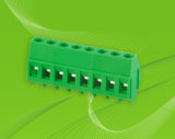 PCB Screw Terminal Block with 45deg Wire Direction