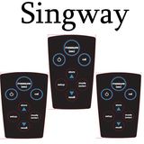 Singway Custom Membrane Switch Overlay Panel for Smart Home