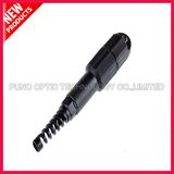 Waterproof IP67 PDLC Fiber Optic Cable Ruggedized Connector