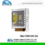 Power Supply 110V 220V Swtich Single Output 12V 75W SMPS, Mini Power Supply, 5V 12V 24V 48V