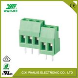 PCB Screw Terminal Block with High Current Electrical Connector Wj105r/105V/105ra/105va, Pitch 5.0mm
