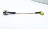 RF Coaxial Cable, F Female Connector to SMA Male Right Angle Connector, with Rg315 Cable