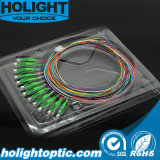 LC/APC Sm 12 Colors Fiber Optic Pigtail