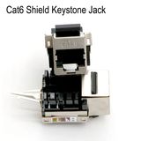 Network Shielded RJ45 Keystone Module CAT6 Keystone Jack Connector