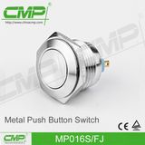 16mm Light Stainless Steel Push Button Switch (MP016S/FJ)
