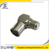 Right Angle F Type Female to PAL Female Connector