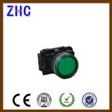 CE Approval Illuminated Flush Green Pushbutton Switch