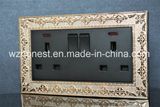 3*6 Inch British Standard Double 13A Switched Socket