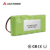 Rechargeable 26650 LiFePO4 9.6V 6ah 3s2p Lithium Lipo Battery Pack