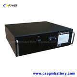 Rechargeable Lithium Iron Phosphate Battery (LiFePO4) 19inch 48V100ah