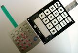 LED Flexible Backlit Membrane Touch Switch / Membrane Keyboard Switches