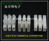 PA8 3 Way Feed Through Terminal Block with Wire Protector