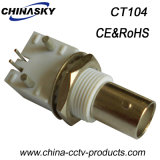 CCTV Coaxial Female BNC Connector for PCB (CT104)