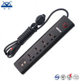 2200W Lightning Surge Protection PC Power Strip Extension Socket