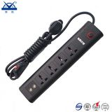 2200W Lightning Surge Protection PC Power Strip Extension Socket