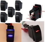 LED Light Illuminated Spst Switch Car Boat Rocker Switch