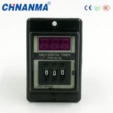 220V LED Display Wide Range Cycle Digital Time Relay