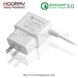Us EU Plug Qualcomm Quick Charge 3.0 Wall Charger QC3.0 Travel Charger with Cable for iPhone 	Mobile Phone