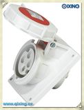 Cee/IEC 4p 16A 400V Panel Mounted Power Socket