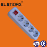 2/3/4/5 Place with a Button and Grounding Contact Extension Socket (E8004ES)