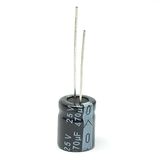 1UF 50V 7mm Miniature Aluminum Electrolytic Capacitor
