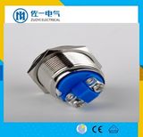 16mm Anti Vandal 6V 12V 24V Push Button Switch Waterproof IP67 Outdoor LED Latching Touch Sensitive Light Switch