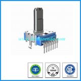 Guangdong Manufacturer 14mm Size Low Cost Dual Concentric Shaft Potentiometer for Volume Control