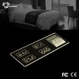 Easy Operation Electrical Glass Touch Screen Keypad Light Switch with LED Backlight Indication