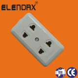 PC Material 2 Way Plug Socket for South-East Countries (AE7002)