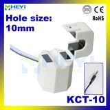White Kct-10 Split Core Current Transformer with Earthphone Aduio Plug