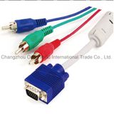 VGA Plug-3 RCA Plug Cable