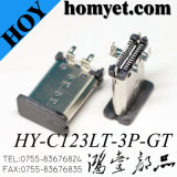 SMT Type 3pin Solder 3.1 USB Vertical C Type Receptacle Connector