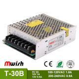 Manufacturer Wholesale Triple-Output SMPS Swiching Power Supply T-30b for Industrial Equipments