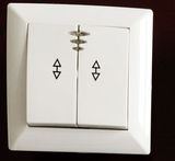 Two Gang Two Way Switch with Lamp 4145