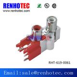 90 Degree Audio Female Chassis Jack RCA Socket