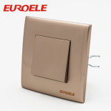 Gold Color PC Gold 1 Gang Wall Switch