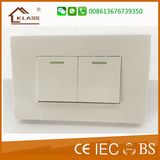 American Standard 2 Gang 2 Way Electrical Wall Light Switch
