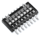 SGS 8-Bit Micro DIP Switches for Household Appliances (DSHP)