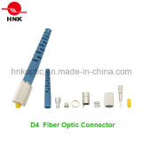 D4 Singlemode Multimode Fiber Optic Connector