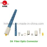 D4 Singlemode Multimode Fiber Optic Connector