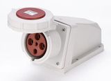 63A 3P+PE IP67 surface-mounted socket (MN6412)