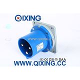 Cee/IEC63A 3p European Standard Panel Mounted Plug