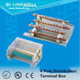 4 Poles Brass Distribution Terminal Block (LK34)